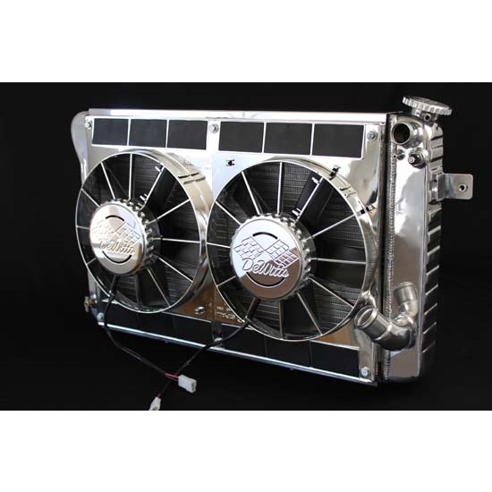 Dewitts 6339025M-C 1966-67 Corvette Mod. LS Conversion Radiator, Man