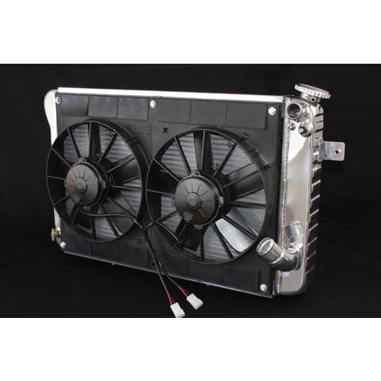 Dewitts 6339025M 1966-67 Corvette Mod. LS Conversion Radiator, Man