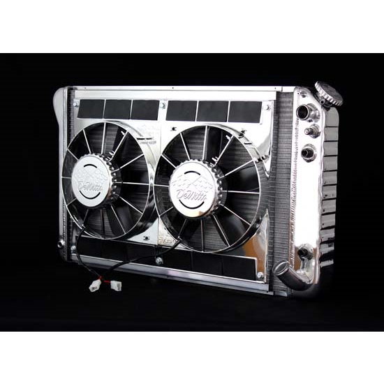 Dewitts 6339073A-C 1969-72 Corvette BB LS Conversion Radiator, Auto