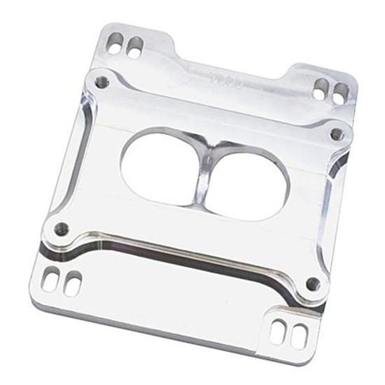Speedway Billet Aluminum 2-Barrel Carburetor Spacer, Dual Plane