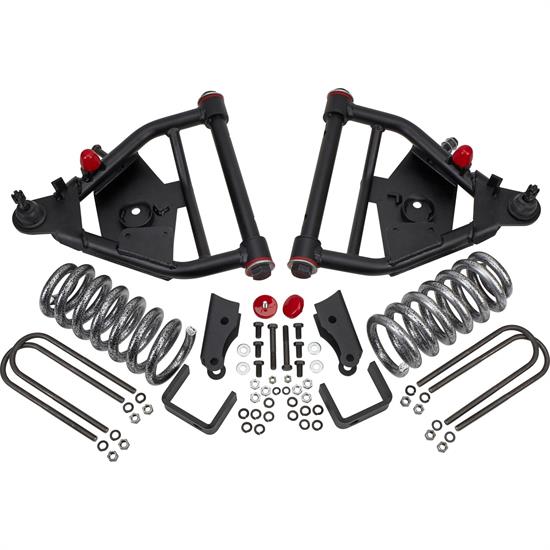 DJM Suspension DJM2456-5/5 LTD Lowering Kit, 73-87 C10, 5/5 Drop
