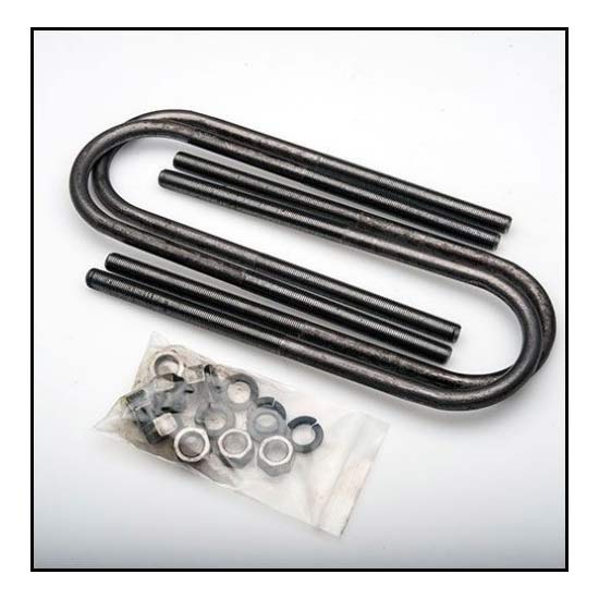 DJM Suspension LBUBK Leaf Spring Lowering U-Bolt Kit,10.5 In Long