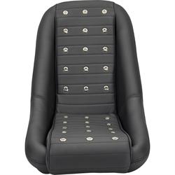 EMPI 62-2881-0 Low-Back Roadster Style Seat W/Polished Vent Grommets