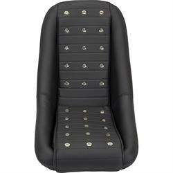 EMPI 62-2881-0 Low-Back Roadster Style Seat W/Polished Vent Grommets