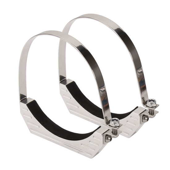 EMPI 163537 Replacement Fuel Tank Mounting Brackets, 10 Inch Diameter