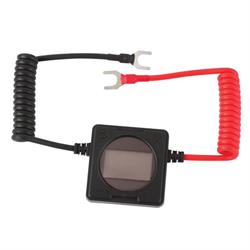 12 Volt Battery Monitor, Coiled 20 Inch Wires