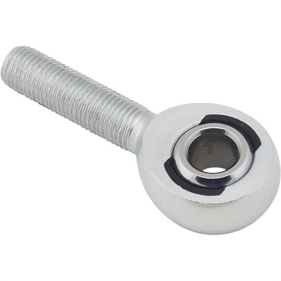Precision Carbon Steel LH Male Heim Joint Rod End, 3/8 Inch, Each