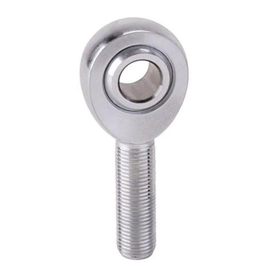 Precision Carbon Steel LH Male Heim Joint Rod Ends, 1/2 Inch