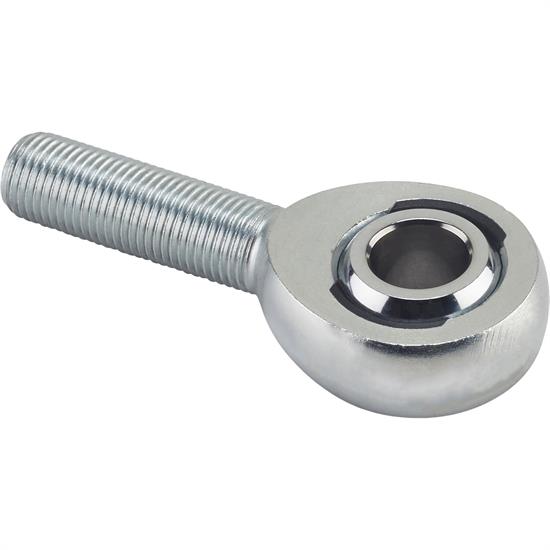 Precision Carbon Steel LH Male Heim Joint Rod Ends, 1/2 Inch