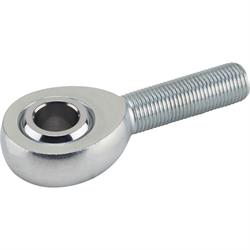 Precision Carbon Steel LH Male Heim Joint Rod Ends, 1/2 Inch