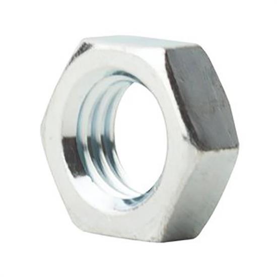 5/16-24 SAE J995 Grade 5 Zinc Finish Steel Jam Nut, LH