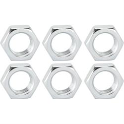 Steel Jam Nuts, 3/4 Inch-16 NF Fine Thread, Pack/6