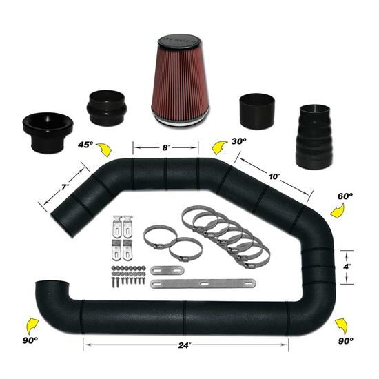 Airaid 101-350 U-Build-It Master Kit I Air Intake System,3.5 Inch Tube