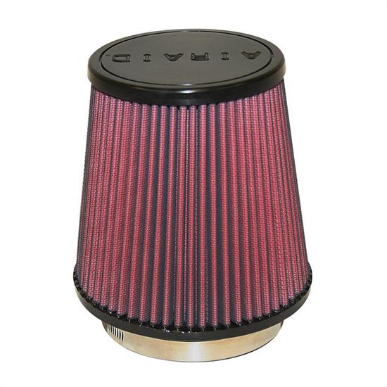 Airaid 700-453 SynthaFlow Air Filter, Red, 6in Tall, Tapered Conical