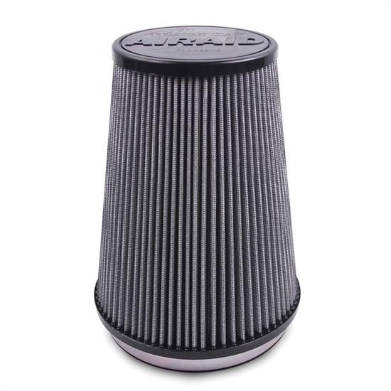 Airaid 700-458TD Racing Air Filter, White, 7in Tall, Tapered Conical