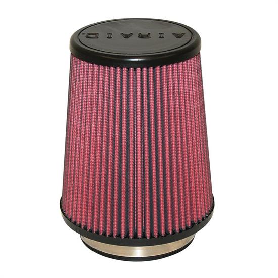 Airaid 700-458 SynthaFlow Air Filter, Red, 7in Tall, Tapered Conical