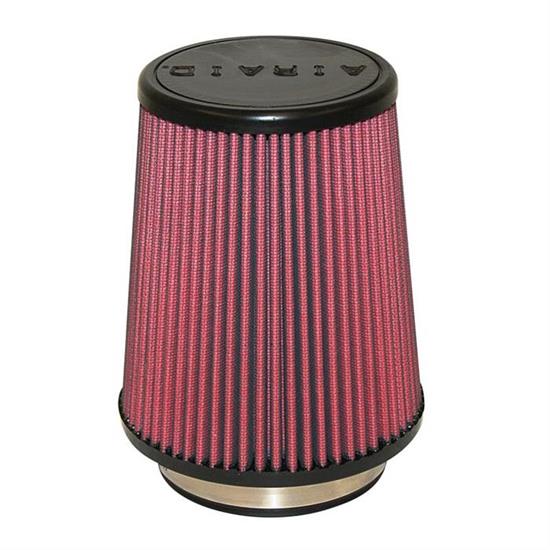 Airaid 700-458 SynthaFlow Air Filter, Red, 7in Tall, Tapered Conical