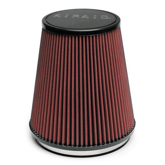 Airaid 700-462 SynthaFlow Air Filter, Red, 7in Tall, Tapered Conical