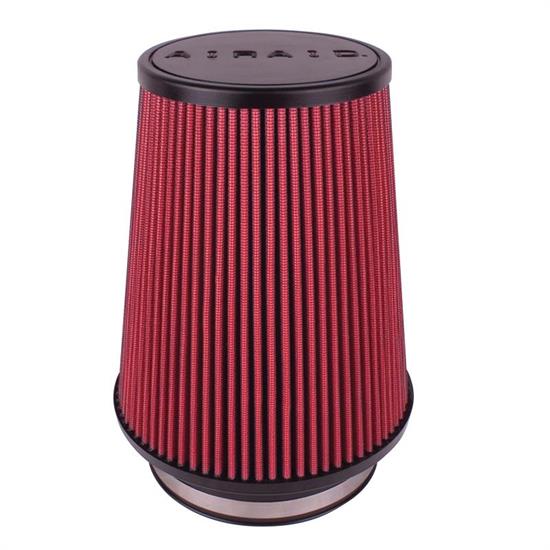Airaid 700-491 Air Filter, Red, 7in Tall, Round Tapered