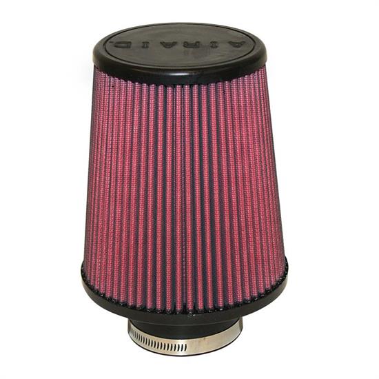 Airaid 700-494 SynthaFlow Air Filter, Red, 7in Tall, Round Tapered