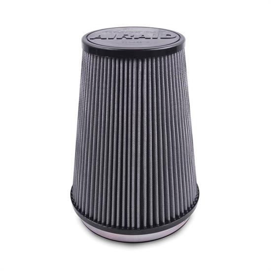 Airaid 700-497TD Racing Air Filter, Gray, 6in Tall, Tapered Conical