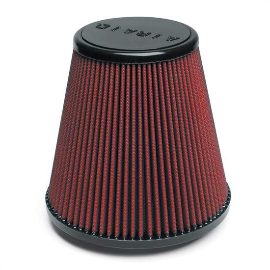 Airaid 701-445 SynthaMax Air Filter, Red, 8in Tall, Round Tapered