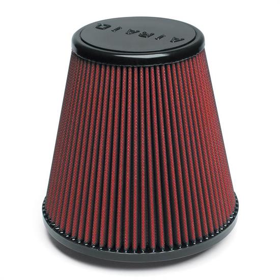 Airaid 701-455 SynthaMax Air Filter, Red, 6in Tall, Tapered Conical