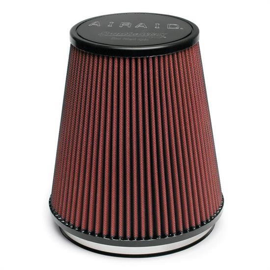 Airaid 701-462 SynthaMax Air Filter, Red, 7in Tall, Tapered Conical