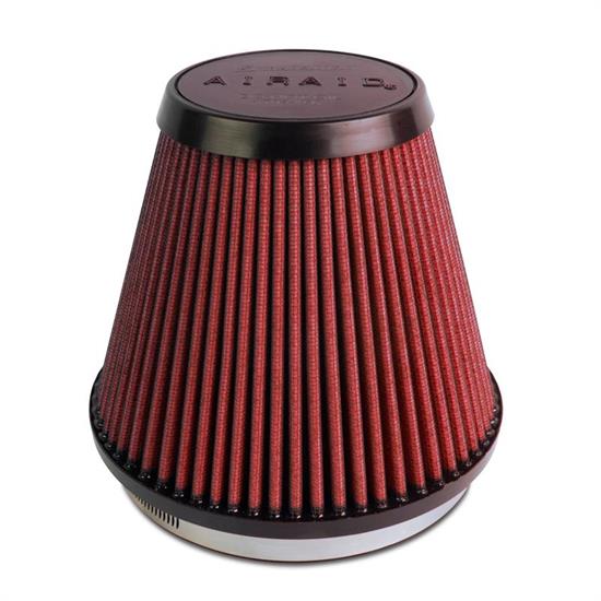 Airaid 701-466 SynthaMax Air Filter, Red, 6in Tall, Tapered Conical