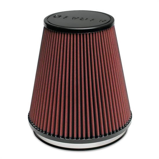 Airaid 701-495 SynthaMax Air Filter, Red, 7in Tall, Round Tapered