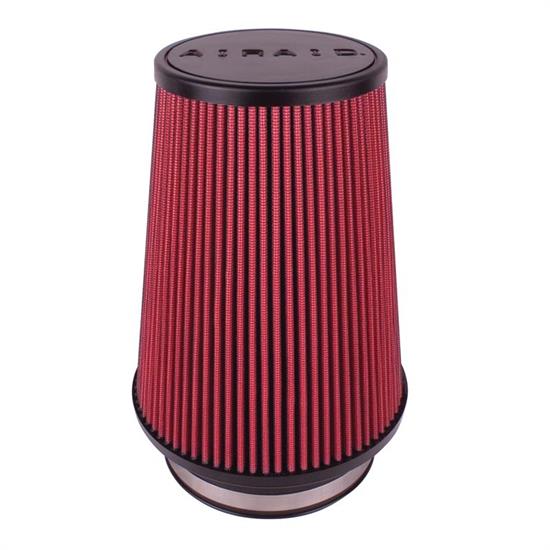 Airaid 701-496 SynthaMax Air Filter, Red, 9in Tall, Round Tapered