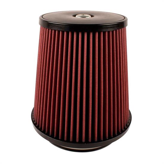 Airaid 701-498 SynthaMax Air Filter, Red, 9in Tall, Round Tapered
