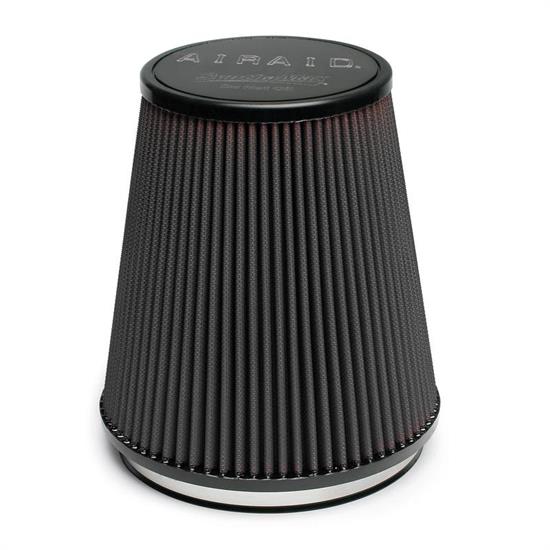 Airaid 702-462 SynthaMax Air Filter, Black, 7in Tall, Tapered Conical