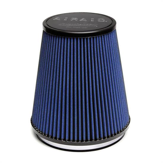 Airaid 703-461 SynthaMax Air Filter, Blue, 8in Tall, Round Tapered
