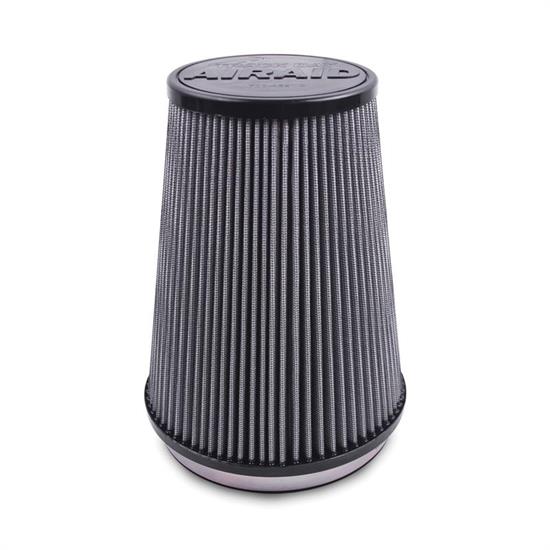 Airaid 720-128TD Racing Air Filter, Gray, 7.375in Tall, Oval Tapered