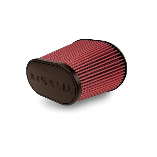 Airaid 720-242 SynthaFlow Air Filter, Red, 8in Tall, Oval Tapered