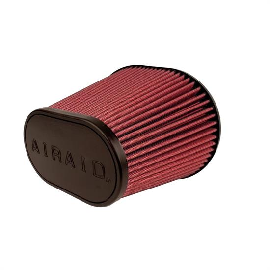 Airaid 720-243 SynthaFlow Air Filter, Red, 8in Tall, Oval Tapered