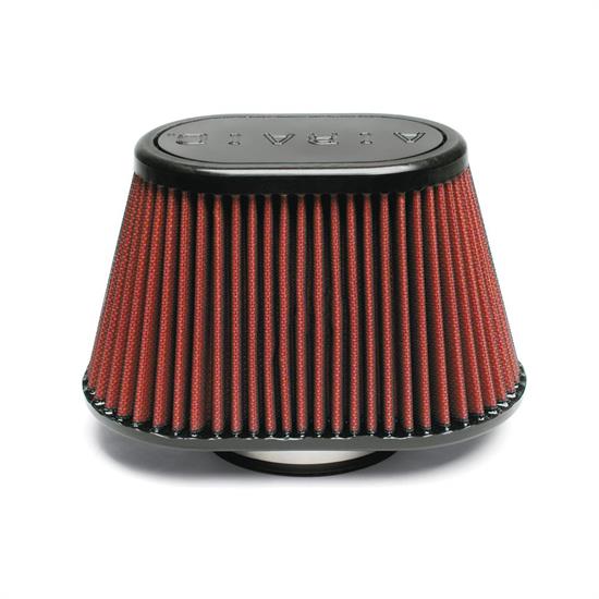 Airaid 720-440 SynthaFlow Air Filter, Red, 5in Tall, Oval Tapered