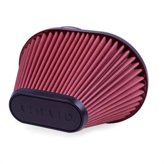 Airaid 720-473 SynthaFlow Air Filter, Red, 6.5in Tall, Oval Tapered