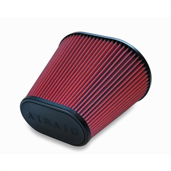 Airaid 720-476 SynthaFlow Air Filter, Red, 9in Tall, Oval Tapered