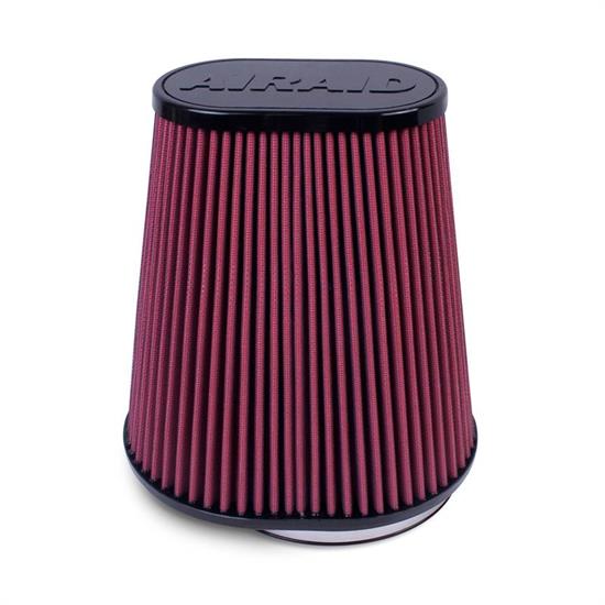 Airaid 721-127 Air Filter, Red, 9.5in Tall, Oval Tapered