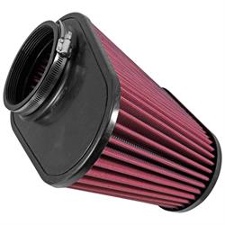 Airaid 721-128 SynthaMax Air Filter, Red, 7.25in Tall, Oval Tapered