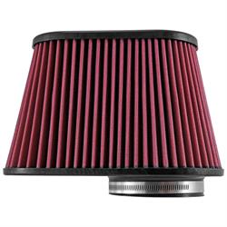 Airaid 721-128 SynthaMax Air Filter, Red, 7.25in Tall, Oval Tapered