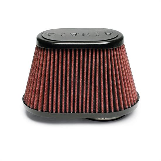 Airaid 721-431 SynthaMax Air Filter, Red, 5in Tall, Oval Tapered