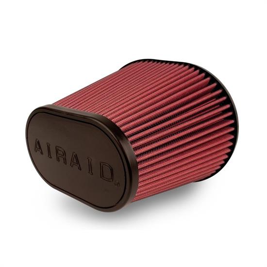 Airaid 721-472 SynthaMax Air Filter, Red, 9in Tall, Oval Tapered