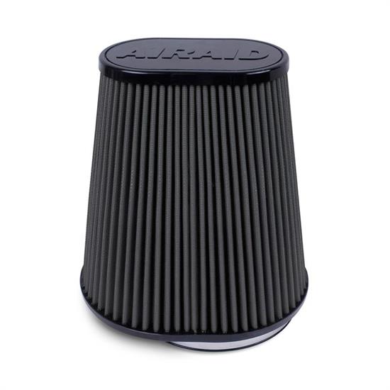 Airaid 722-127 SynthaMax Air Filter, Black, 9.5in Tall, Oval Tapered