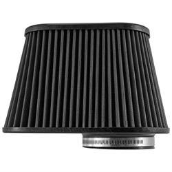 Airaid 722-128 SynthaMax Air Filter, Black, 7.25in Tall, Oval Tapered