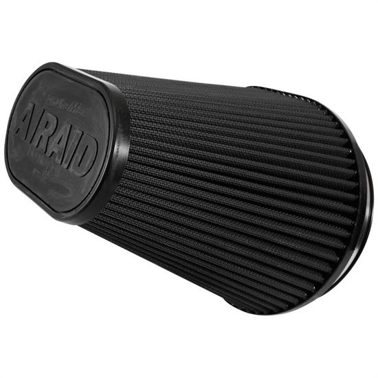 Airaid 722-242 SynthaMax Air Filter, Black, 8in Tall, Oval Tapered