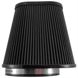Airaid 722-242 SynthaMax Air Filter, Black, 8in Tall, Oval Tapered