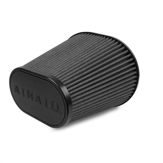 Airaid 722-243 SynthaMax Air Filter, Black, 8in Tall, Oval Tapered